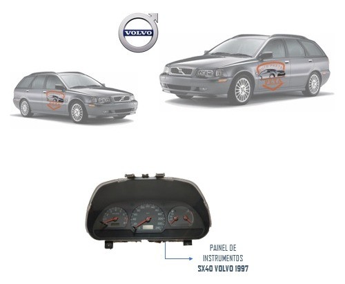 Painel Instrumento Velocímetro Volvo Sx40 1996 1997 1998