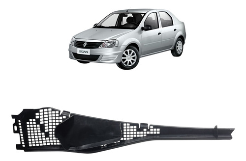 Grade Churrasqueira Lado Esquerdo Renault Logan 2009 (al)