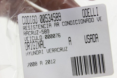 Resistência Ar Condicionado Veracruz 08/12 Usado (589)