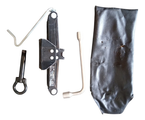 Kit Macaco Sanfona Chave Roda Bolsa Renault Sandero 1.0 2011