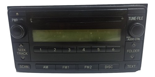 Radio Som Toyota Hilux 2006 2008 Original 16118