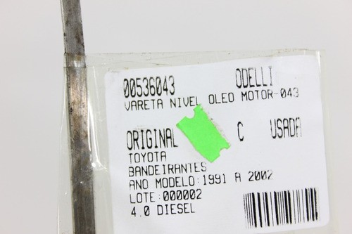 Vareta Nível Óleo Motor Bandeirantes 91/02 Usado (043)