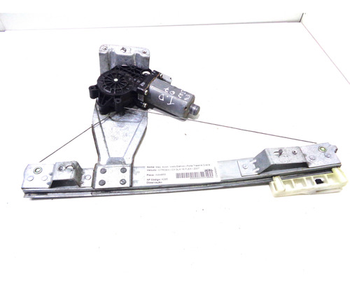 Máquina Vidro Elétrico Porta Trasei Direita Citroen C3 2007