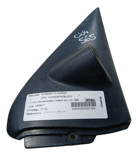 Acabamento Interno Retrovisor Gol G2 L/ E 95/14 (ap) Cxa 565