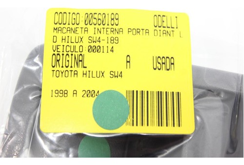 Maçaneta Interna Porta Diant Ld Hilux Sw4 98/04 Us (189)