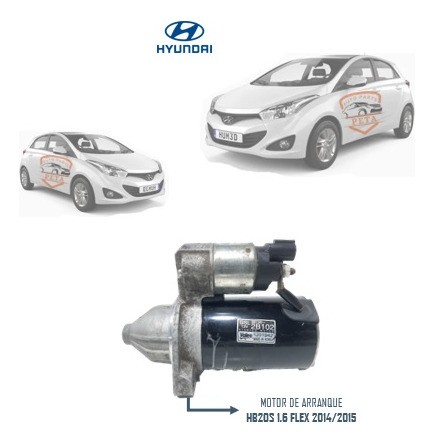 Motor Partida Arranque Hb20 Cerato 1.6 16v 2014 2015 2016