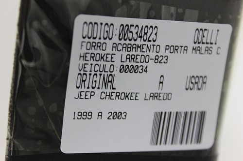 Forro Acab Porta Malas Cherokee Laredo 99/03 Us (823)