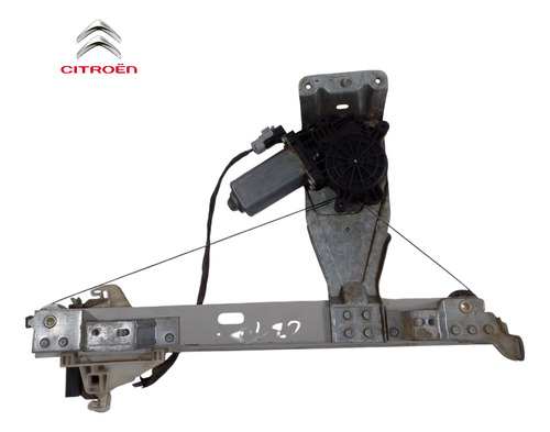 Máquina De Vidro Elétrico Traz. L.d Citroen C3 2008 A 2012