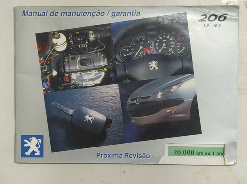 Manual Do Proprietário Peugeot 206 1.0