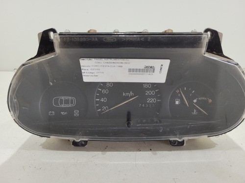 Painel Intrumento Ford Fiesta Escort 97/99 96fb10848ab (r)