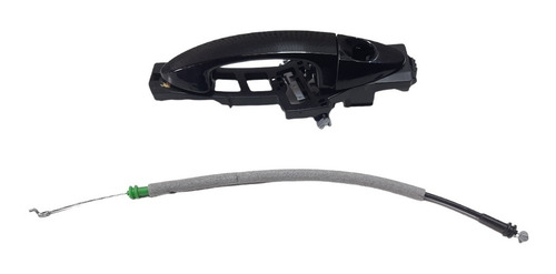 Maçaneta Dianteira Esquerda Ford Ka Hatch Preta 2019 2020