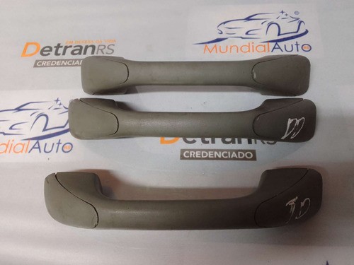 Kit 3 Puxador Alça Teto Pqp Renault Logan 07/..  12848 Ad07b