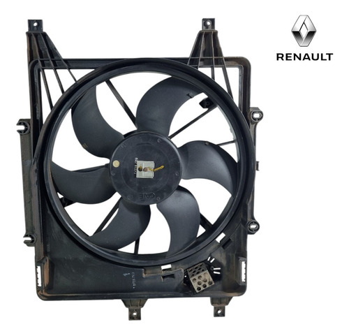 Defletor + Ventoinha Renault Clio 2003 A 2012 C/ar