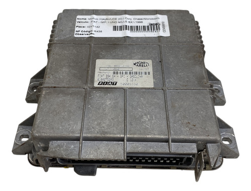 Módulo De Injeção Fiat Uno 1.0 8v Gasolina 6160275203