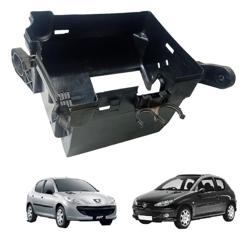 Base Suporte Caixa Fusivel Peugeot 206 207 2001 A 2012