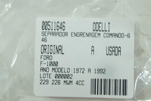 Separador Engrenagem Comando F-1000 72/92 Usado (646)