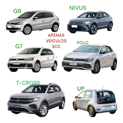 Polia Comando Escape Vw Gol Voyage Up 1.0 3cc G7 G8