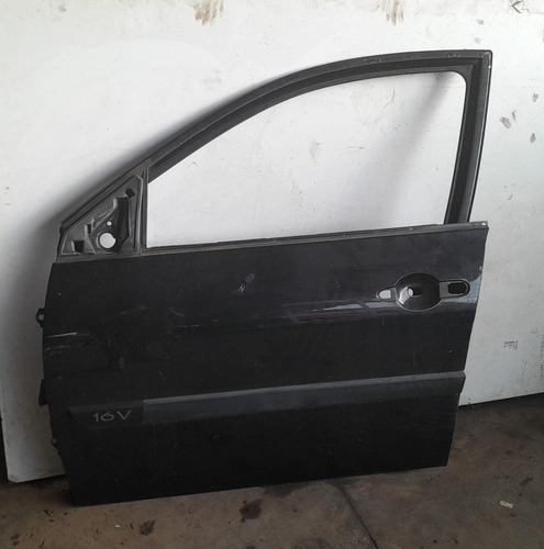 Porta Dianteira Esquerda Preta Renault Megane 2006 A 2013