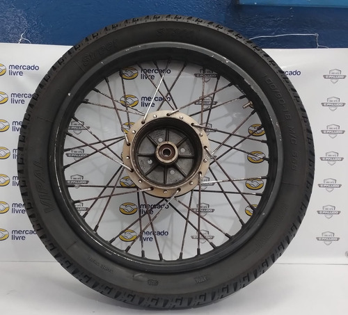 Pneu Roda Traseira Aro 18 Raiada Cg Titan Ybr 125 150 160