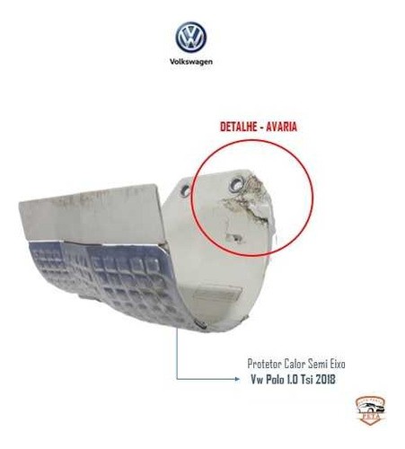 Protetor Calor Semi Eixo Vw Polo Nivus Tsi Ad 1.0 2018