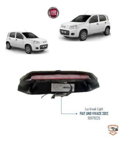  Luz Break Ligth Fiat Uno Vivace 2012 100179225