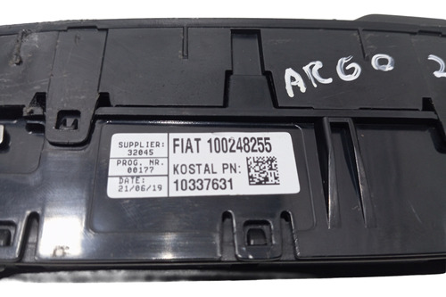 Botão Pisca Alerta Trava Portas Desembaçador Fiat Argo 2020