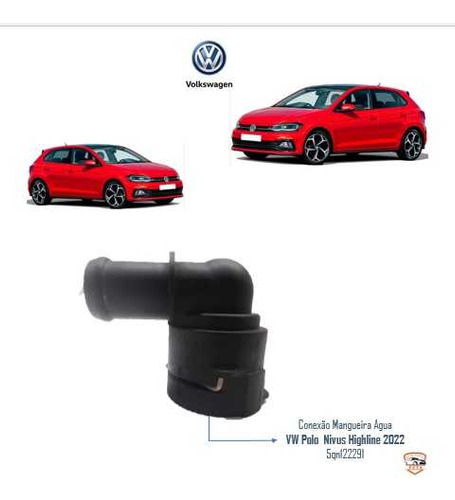 Conexao Mang Agua  Volkswagen  Polo 2018 5qn122291