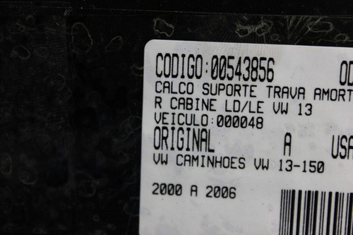 Calço Suporte Trava Amortecedor Cabine Ld/le Vw 13-150 00/06