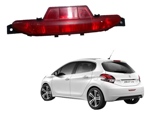 Lanterna Traseira Inferior Neblina Parachoque Peugeot 208