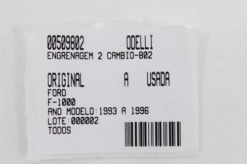 Engrenagem 2 Câmbio F-1000 93/96 Usado (802)