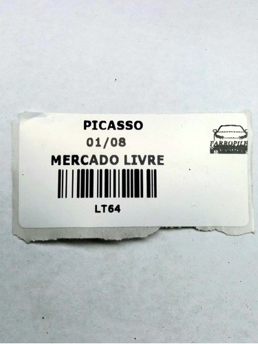 Tampa Traseira Citroen Picasso 01/08 (c/ Detalhes De Uso)