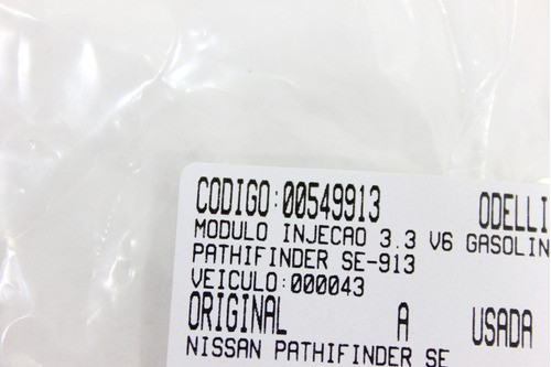 Módulo Injeção 3.3 V6 Gasolina Pathifinder Se 98/04 Us (913)