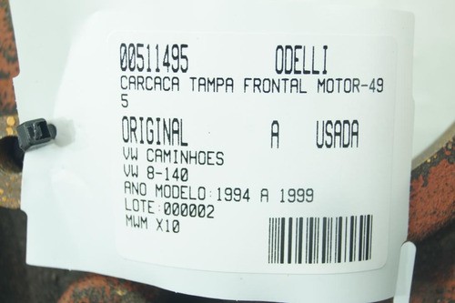 Carcaça Tampa Frontal Motor Vw 8-140 94/99 Usado (495)