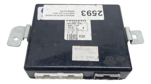 Módulo Bcm Ix35 2.0 Flex Ano 2008 A 2012 Cód. 9540025182