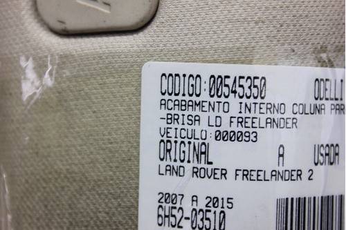 Acabamento Interno Coluna Para-brisa Ld Freelander 2 07/15 (