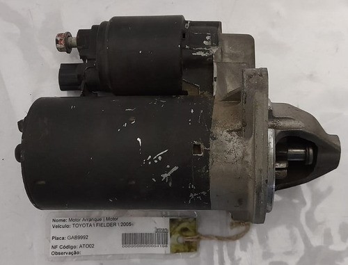 Motor Arranque Partida Toyota Fielder 2005 - 281000d100