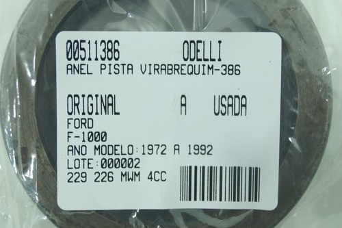 Anel Pista Virabrequim F-1000 72/92 Usado (386)