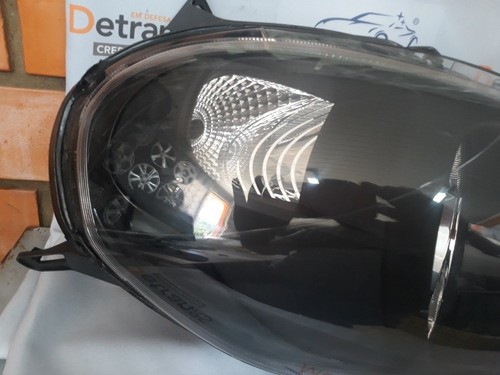 Farol Fiat Punto Mascara Negra Le 08/12 Original 1843