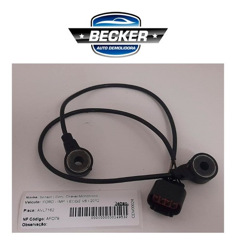 Sensor De Detonação Ford Edge V6 2012 - 7t4a12a699ab