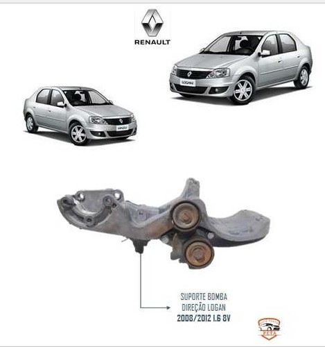 Suporte Bomba Direção Hidraulica Logan 1.6 8v 2008 A 2012