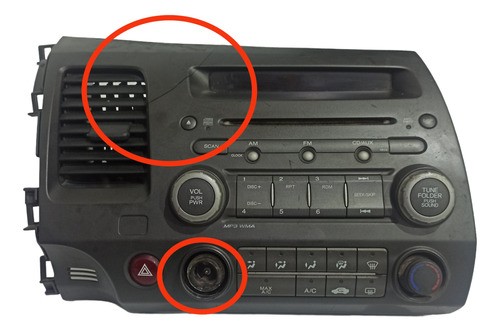 Radio Som Honda New Civic 2007 2011 Original 16165