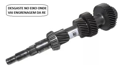 Eixo Carretel Caixa Cambio S10 2.8 Eaton 2405 P/ Reformar Cx