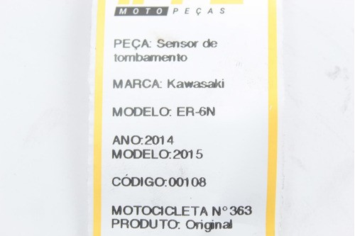 Sensor De Tombamento Kawasaki Er-6n Er 6n (363)