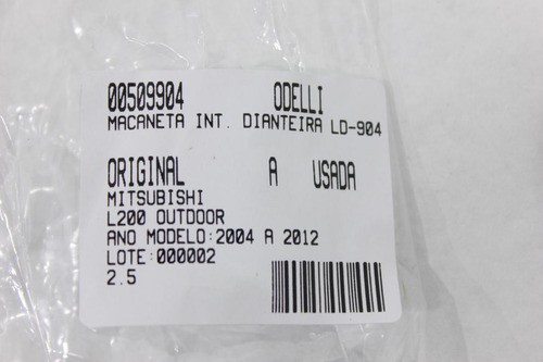 Maçaneta Int. Diant Ld L200 Outdoor 04/12 Us (904)