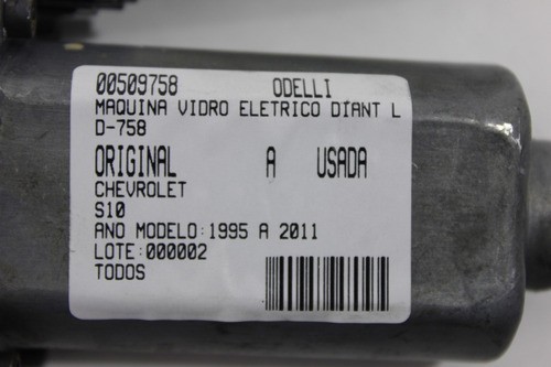 Maquina Vidro Elétrico Diant Ld S10 95/11 (758)