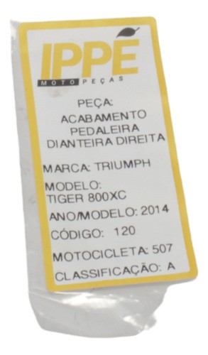 Acabamento Pedaleira D.d Triumph Tiger 800xca (507) 2014