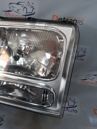 Farol Ford F250  2007 2008 2009 2010 2011 Cromado 2832