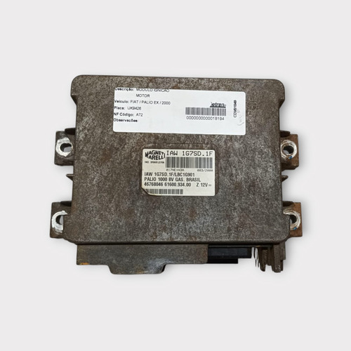Módulo De Injeção Fiat Palio 1.0 8v 96 A 2000