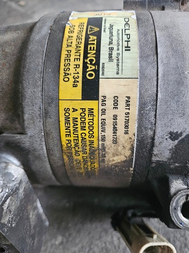 Compressor Ar Condicionado Fiat Doblo 2004 2005 1.8 8v Gm