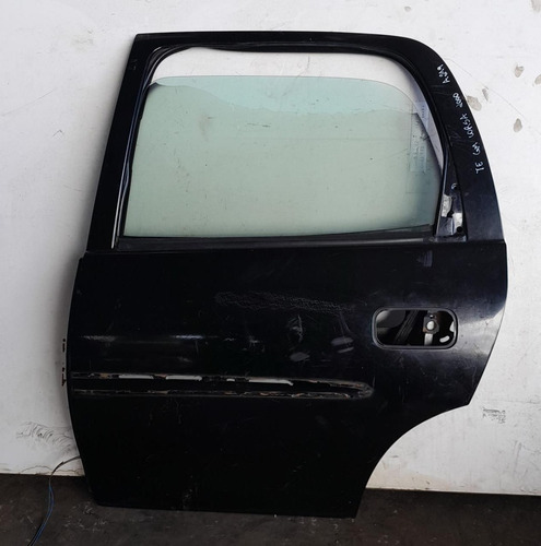 Porta Traseira Esquerda Preta Gm Corsa Super 1995 A 2012